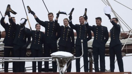  Princesa Leonor llegó a Valparaíso a bordo de buque de instrucción español 
