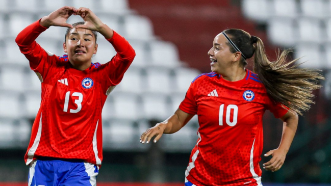 La Roja venció a Colombia y tomó el liderato en el Sudamericano femenino sub 17