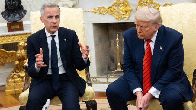 Mark Carney pidió a Trump que deje de referirse a Canadá como 