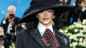 Rihanna reveló su tercer embarazo durante la Met Gala 2025