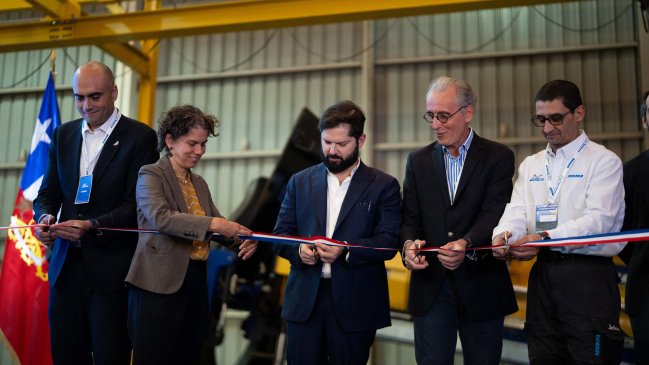 Michelin inauguró su primera planta de reciclaje de neumáticos mineros en Antofagasta