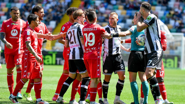 Alexis se quedó sin minutos y Udinese cayó de local ante el descendido Monza