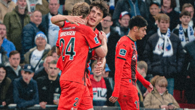 Darío Osorio fue titular en el empate de Midtjylland ante FC Copenhague