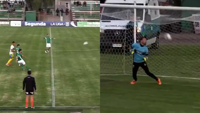 [VIDEO] El comentado gol de Trasandino desde mitad de cancha ante Rengo