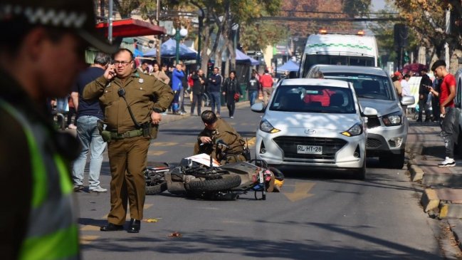 Tiroteo terminó con un delincuente muerto en cercanías de plaza de San Bernardo