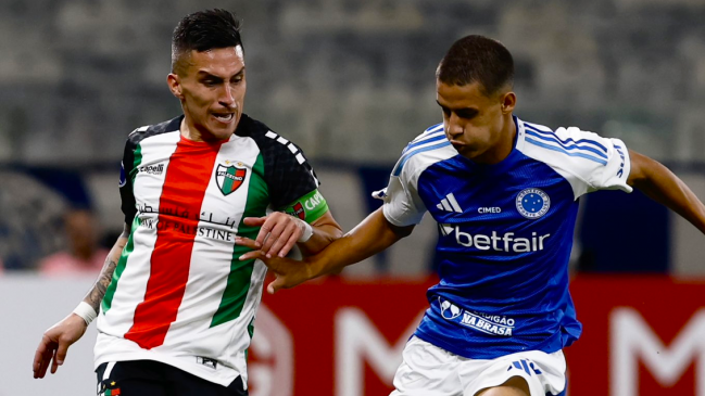Palestino sucumbió agónicamente ante Cruzeiro y jugará play-offs en la Sudamericana
