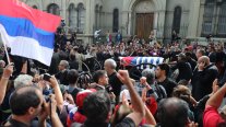 Una multitud de uruguayos despide a Mujica en las calles de Montevideo