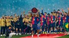 FC Barcelona alzó el trofeo de La Liga y celebró con su público