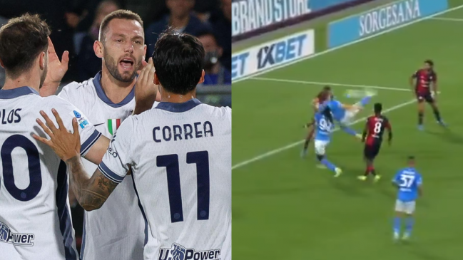 [VIDEOS] De Vrij acercó a Inter al título, pero Napoli recuperó la ventaja con golazo de McTominay