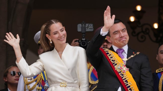 Noboa juró como presidente de Ecuador para el período 2025-2029