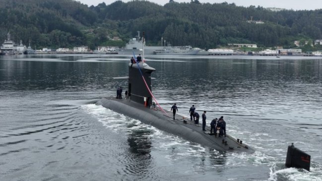 Chile destaca como potencia en submarinos con misiles balísticos según estudio
