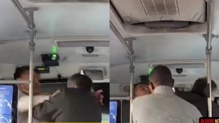   Comandante de Bomberos protagonizó brutal pelea con chofer de micro en Viña del Mar 