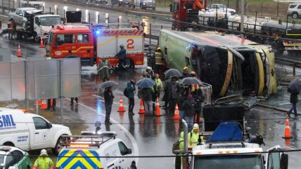  El fatal voclamiento de un bus de pasajeros en San Fernando  