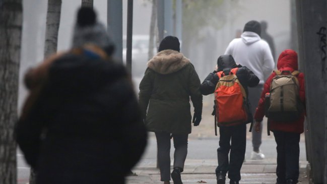 La RM tendrá este miércoles su día más frío en lo que va del año