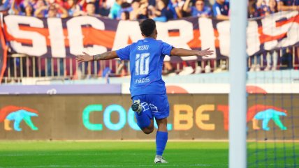   [VIDEO] Lucas Assadi tuvo su desahogo goleador y celebró besándose la camiseta 