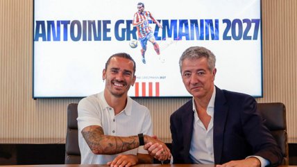   Griezmann extendió contrato con Atlético de Madrid hasta 2027 