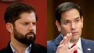 Marco Rubio telefoneó a Boric y le dijeron que estaba ocupado