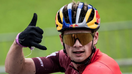   Martín Vidaurre logró medalla de plata en el short track de la UCI Mountain Bike World Series 