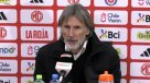 Ricardo Gareca: Comunicamos que queremos descomprimir la situación