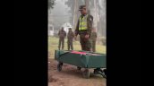 Con honores: viralizan emotivo funeral de perro de Carabineros