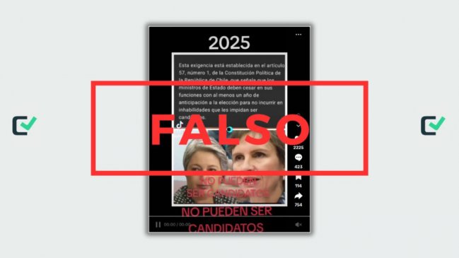 Falso: ministros que aspiren a la Presidencia no deben renunciar un año antes