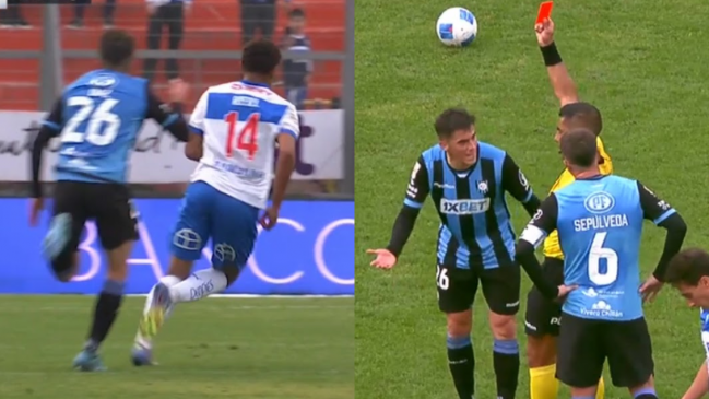 [VIDEO] La polémica expulsión de Leandro Díaz en Huachipato ante la UC