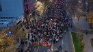 Marcha Mundial a Gaza se tomó el centro de Santiago este sábado