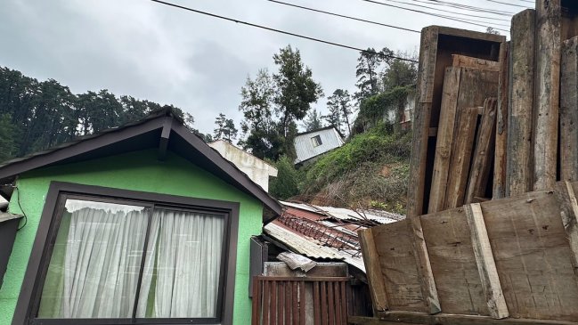 Sistema frontal dejó 11 viviendas destruidas y 267 damnificados