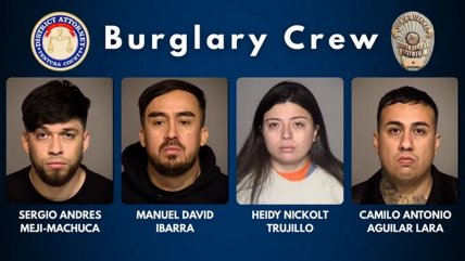   Cuatro chilenos fueron detenidos en California por robo en joyería 