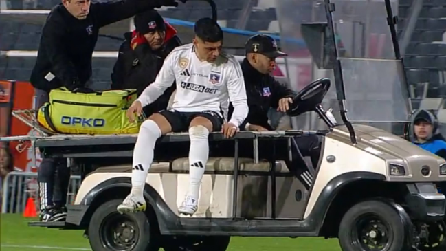 ¡Alerta en Colo Colo! Aquino salió lesionado en el primer tiempo ante Cobresal