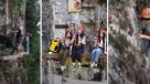 Café en un acantilado sobre la selva tropical del suroeste de China