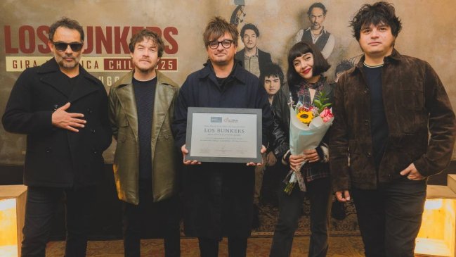 Los Bunkers reciben histórico reconocimiento tras 25 fechas agotadas en Santiago
