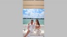 Mauricio Isla aprovecha el receso del fútbol con su pareja en Cancún