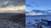 Desierto de Atacama amaneció cubierto de nieve