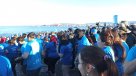 Miles de personas se lanzaron al Estrecho de Magallanes en el tradicional