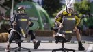 Suiza celebra la copa del mundo de carreras de sillas de oficina