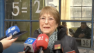 Bachelet tras sufragar: