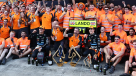 McLaren celebró en Austria un nuevo