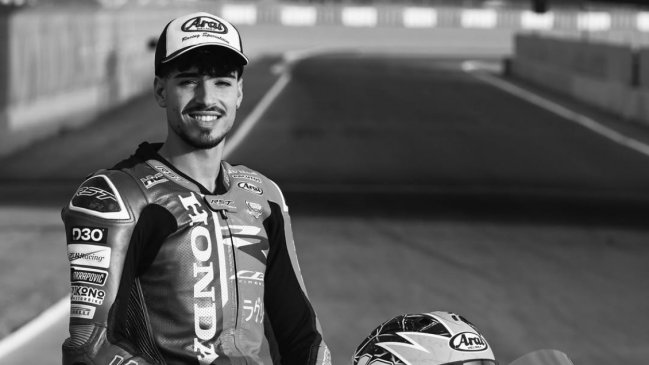 Joven motociclista español falleció en un accidente mientras entrenaba