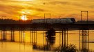 El último viaje en tren de pasajeros por el Puente Ferroviario del Biobío