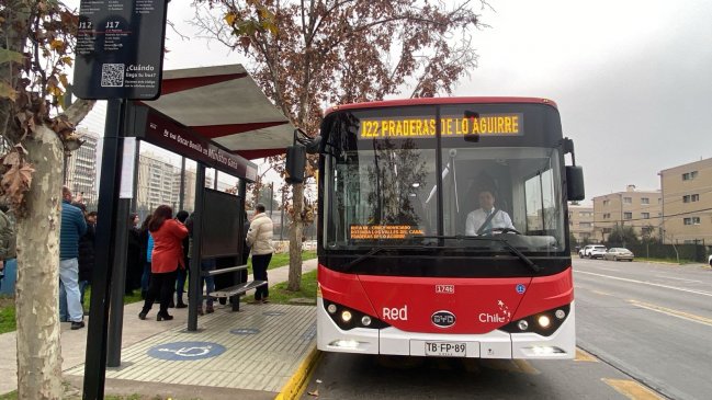 Red Movilidad suma nuevos recorridos en Pudahuel, San Bernardo y Estación Central