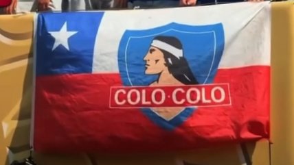   Bandera de Colo Colo atrapó miradas en duelo de Chelsea y Fluminense en el Mundial de Clubes 