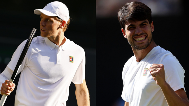 ¿Cuándo y dónde ver la final entre Jannik Sinner y Carlos Alcaraz en Wimbledon?