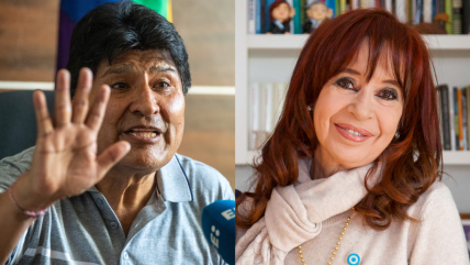 Evo Morales a Cristina Fernández: “Cuando no pueden con balas, lo hacen con leyes Evo Morales a Cristina Fernández: “Cuando no pueden con balas, lo hacen con leyes