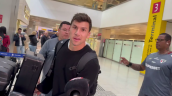 Gonzalo Tapia llegó a Brasil para firmar como refuerzo en Sao Paulo