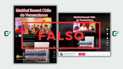   Falso: Matthei no dijo que será la presidenta de los venezolanos, video fue recortado 