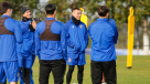 Vestido de azul: Eduardo Vargas vivió su primera sesión de entrenamientos en Audax Italiano
