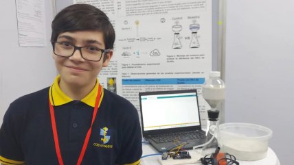   Estudiante chileno fue premiado en Brasil por proyecto de filtro purificador de aire 