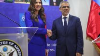 Ministro Cordero se reunión con secretaria de Seguridad de EEUU