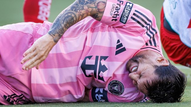 Lionel Messi sufrió